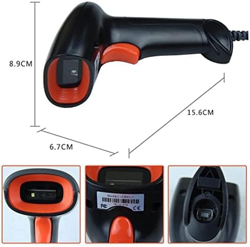 Dimensions of YANZEO C2010 Barcode Scanner