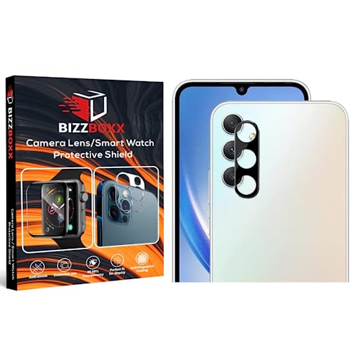 Image of Premium 3D Look Camera Lens Protector Compatible With Samsung Galaxy A34 5G | 9H Hardness | With Easy Installation Kit (Pack of 1)