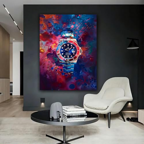 Cuadros abstractos para salón y dormitorio | Lienzo moderno 50x70cm GFDJKHT 4