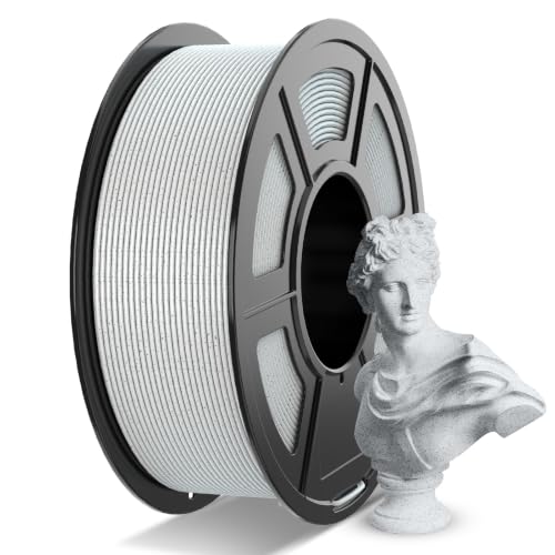 Image of JAYO Marble PLA 3D Printer Filament 1.75mm, Realistic Stone-Like Texture PLA, Easy to Print, Dimensional Accuracy ±0.02mm, 1.1kg (2.42 lbs) Spool, Most FDM Printers