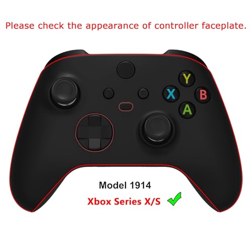 Image of eXtremeRate Flexor Clicky Rubberized Side Rail Panels Button Stop Kit for Xbox Series X & S Controller, Ergonomic Handle Grips for Xbox Core Controller - Diamond Textured Chameleon Green Purple