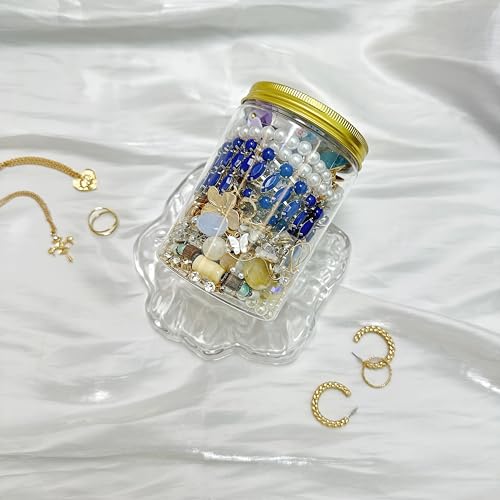 Image of 50 pieces Mystery Jewelry Jar, Surprise Jewelry Set for Woman Includes Necklaces, Earrings, Rings, Bracelets and Hair Accessories, Unique Anniversary Birthday Friendship Gift for Her