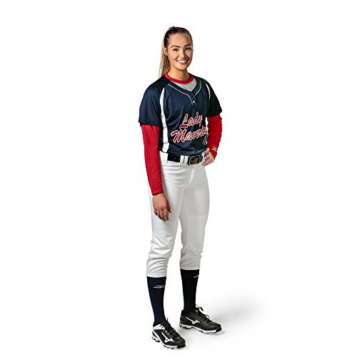 Mizuno Camiseta feminina Elite com 2 botões