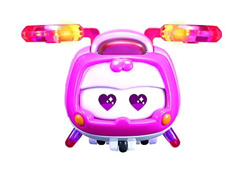 Super Wings Super Pets 4-Pack Collection Super Pets Jett, Donnie, Paul, Dizzy, Vehicle Action Figure, Superwings Transforming Plane To Robot, Gifts For Kids Aged 3 And Up, Light Effect #TOP4