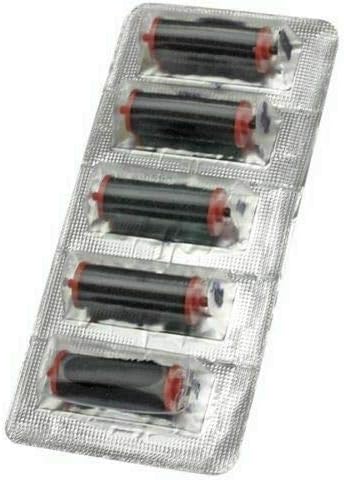 GatoBlitz C10, C10A, C10D, C20A, C6, C8N, CA17 Labelling Gun Replacement Ink Roller for Labelling Machine Black [Pack 5]