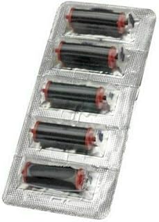 Garo Lynx C W17, CW17D, CW20, CW20D, CW7 - Rodillo de tinta de repuesto para etiquetadora (5 unidades), color negro