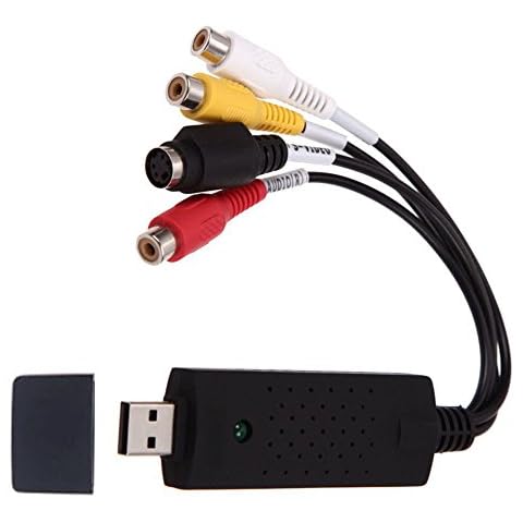 REDGO VHS to DVD Converter, USB 2.0 Audio Video Capture Card, Video VHS VCR TV AV to Digital Converter for PC Win 2000, Win Vista, Win 7, Win 8, Win 10, XP etc Cover