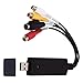 Produktbild Redgo VHS-auf-DVD-Konverter, USB 2.0 Audio-Video-Capture-Card, Konverter für Video VHS VCR TV AV auf Digital für PC Win 2000, Win Vista, Win 7, Win 8, Win 10, XP und MAC