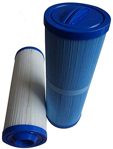 Dmygo Spa Hot Tub Filter Cartridge Threaded Filtration Comparable Replacement, (2Pack=White+Blue)