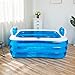 Meimond Inflatable Adult Bath Tub 2 Person,Freestanding Blow Up Bathtub with Foldable Portable Feature for Adult Spa,Indoor and Outdoor Universal Folding Pool with Electric Air Pump