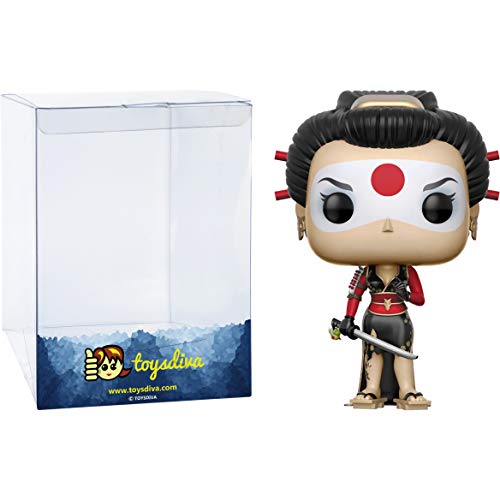 Katana: Fun Ko P O P ! Heroes Vinyl Figure Bundle With 1 Compatible 'Toysdiva' Graphic Protector (169 - 12854 - B)