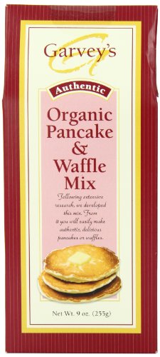 Garvey's Organic Pancake & Waffle Mix, 9 Oz Boxes (Pack Of 6) (109959-6)