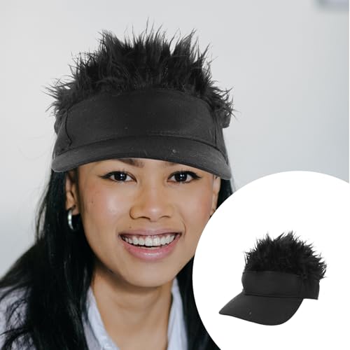 Gorra visera para hombre ligera portátil de poliéster para protección solar 6