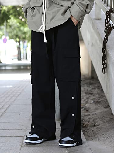 Cargo Pants Women Relaxed Straight Fit Men Outdoor Work Trousers with Pockets4