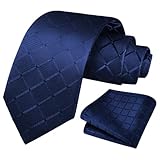 🎨【Stile Versatile e Abbinabile】Cravatta uomo a quadri con design trendy, abbinabile al foulard omologo: si sposa facilmente con qualsiasi camicia, completo e frac, facendoti spiccare in ogni occasione.