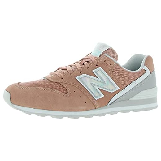 New Balance 996 Women's Mixed Media Lace-Up Lifestyle Sneakers Orange 5.5