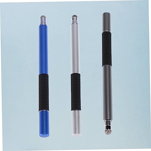 Herramienta de escritura precisa y duradera plata oscuro de 3 piezas 4