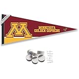 College Flags & Banners Co. Minnesota Gophers Pennant Flag and Wall Tack Mount Pads