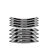 Motorcycel Wheel Reflective Nadelstreifenklebebandaufkleber bietet eine stilvolle und attraktive Dekoration für Ihre Autoräder. Erstellen Sie ein kühles Äußeres für Ihr Auto oder Motorrad.