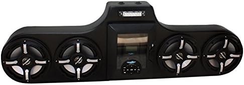 Froghead Industries AMPHIB754CLE stereo for kubota rtv 400/500 w/LED sepakers and digital media locker
