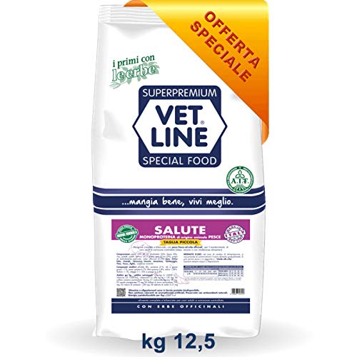 Vetline Cane Salute Taglia Piccola Pesce 12,5 kg