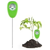 AWAMRWA Boden Feuchtigkeitsmesser für Pflanzen, Lange Sonde für den tiefen Einsatz Boden-Feuchtigkeitsmessgerät, Ohne Batterien, Hygrometer für den Garten & die Landwirtschaft, bodentester