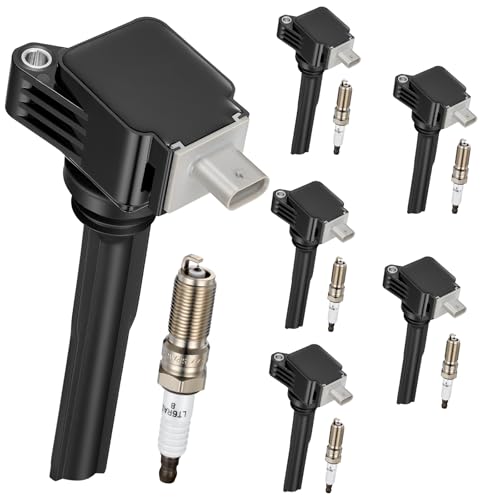 Image of 6 Ignition Coils Pack+6 Spark Plug Kit - Fix Misfires for Ford F-150 /Expedition & Lincoln Navigator (3.5L V6) 2017-2019 - Repl. UF826 /HL3Z12029A /94374