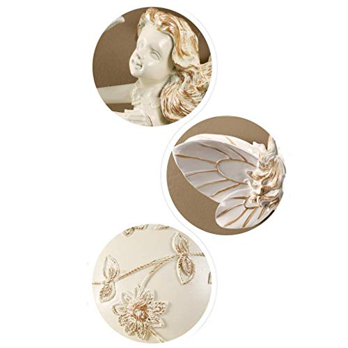 Cadeau de nouveauté sculpture murale blanche design fleur - 7