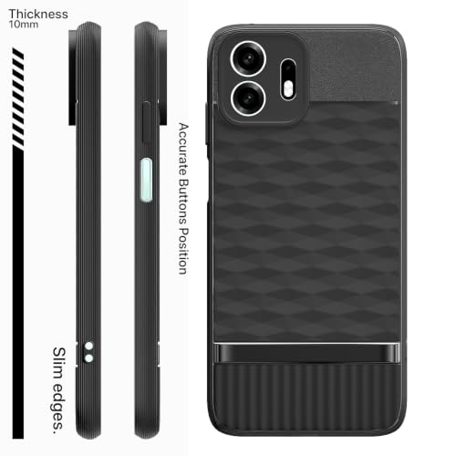 Image of Outlouders Back Cover for OnePlus N6 5G | Full Camera Protection | TPU Soft Flexible Shockproof Bumper Case (Black)