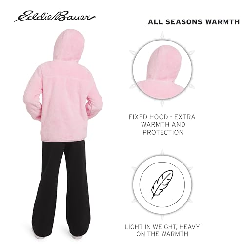 Eddie Bauer Kids' Quest Plush High Pile Faux Sherpa Hooded Jacket4