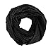 Zero Grid Infinity Travel Scarf Loop with Hidden Zipper Pockets for Passport, Phone, Cash, Cards - Converts to Blanket, Wrap, or Shawl