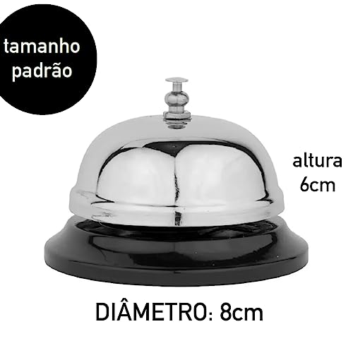 CAMPAINHA DE MESA METAL RMI3044 / UN/RIO MASTER