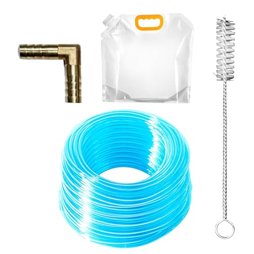 Kit De Roscado De Arce - Colector De De Tubo De Silicona De 5L-1m | Tubo Resistente A Las Heladas Para Grifo De Árbol En Forma De L, De Recolección Reutilizable De 5 Litros | Agricul