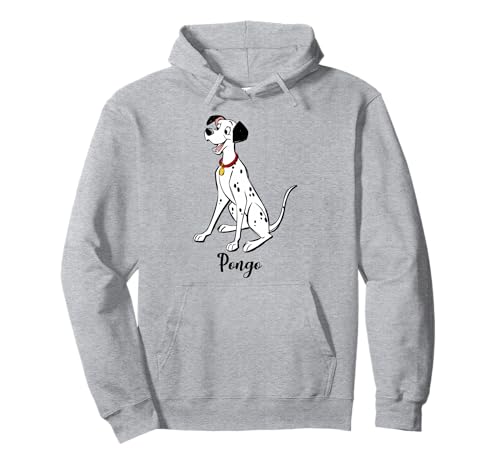 Sweat à capuche Disney Pongo portrait 101 Dalmatiens hoodie vintage pull imprimé