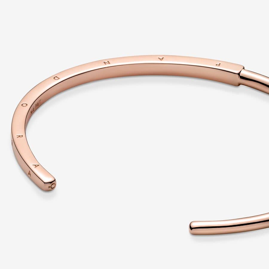 PANDORA I-D Open Bangle - Bracelet for Women - Gift for Her - Jewelry for Women with Gift Box product thumbnail 5