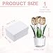 uxcell Crystal Tulips Flower Figurine, Tulips Figurines Flowers Bouquet Ornaments Bouquet Decor Collectible for Birthday Anniversary Wedding Gifts Valentine's Day Gifts, Champagne