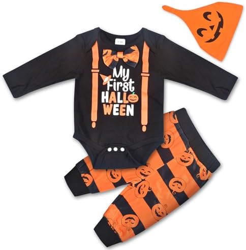 Tutina Neonato Pipistrello Halloween - Completo Con Cappello A Orecchie | Body In Cotone 3D | Taglia 6-12 Mesi - Foto 5