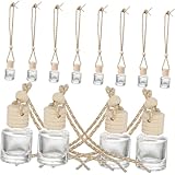 Flacon de parfum de voyage : pendentif flacon de parfum, élimine l'odeur particulière dans la voiture, l'air l'humeur et la tension, récipient de parfum