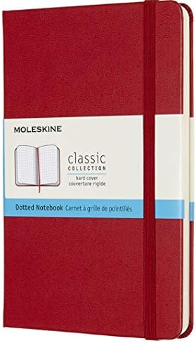 Moleskine Classic Ruled Paper Notebook, Hard Cover and Elastic Closure Journal, Color Scarlet Red, Size Extra Large 19 x 25 cm, 192 Pages