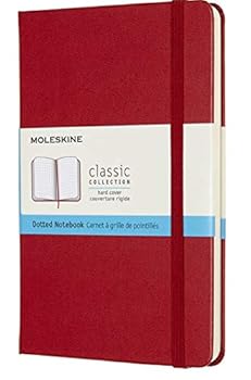Hardcover Moleskine Notebook, Medium, Dotted, Scarlet Red, Hard Cover (4.5 X 7) Book