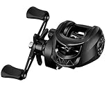 SylvanFlux Metal + Nylon Baitcasting Reel - 7.2:1 High-Speed, Metal Spool, Dual...