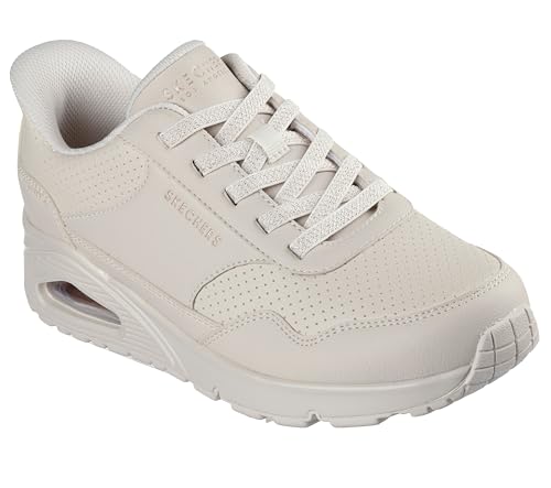 Skechers Uno- Banksia Luxe Hands Free Slip-ins, Scarpe da Ginnastica Donna, Bianco Crema, 41 EU