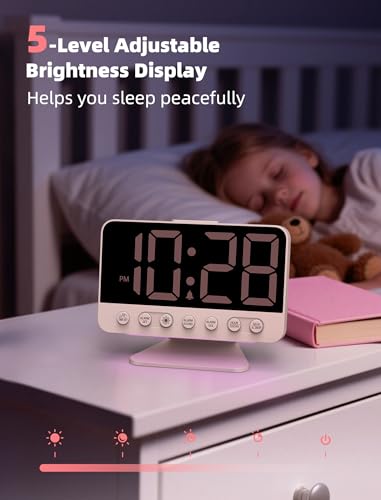 Odokee Digital Alarm Clocks for Bedrooms with Large Bold Number - Image 4