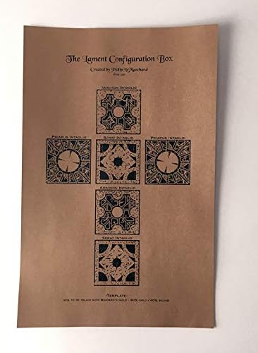 Hellraiser Puzzle Box - Schematics Lithograph Poster Print