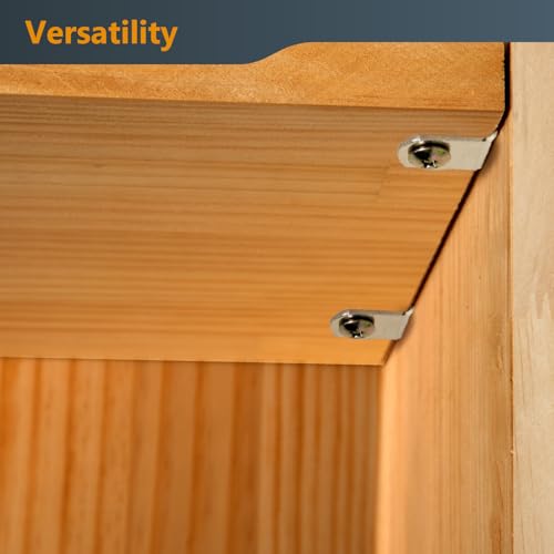 POWERTEC QP1402 5mm Shelf Pegs 50 pcs, L-Shaped Bracket with Hole Shelf Pins Support Pegs for Shelves, Kitchen Cabinet Shelf, Bookshelf, Closet and Furniture, Nickel Plated Shelf Holders Pegs by POWERTEC - Image 5