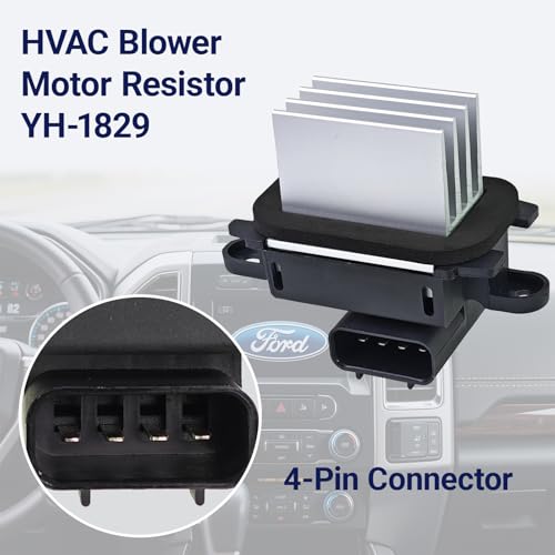 Image of HVAC Blower Motor Resistor YH-1829 Compatible for Ford F150 2009-2014, Expedition 2009-2017 & Lincoln Navigator 2009-2017 Replaces BL3Z-19E624-A