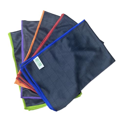 Generico Rags di piatti, tessuti per lavare i piatti - 5x cucina per la pulizia - 15.7x23,6 pollici di stracci per la pulizia in microfibra, asciugamani grandi per cucina, soggiorno, bagno