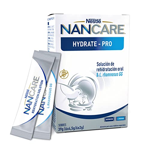 Nestlé NANCARE HYDRATE-PRO - Polvo 6(4,5g+2g) - Complemento infantil