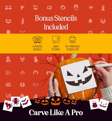 Halloween Pumpkin Carving Kit Case - Complete Pumpkin Carving Set With Saw Pumpkin Carving Knife - Halloween Pumpkin Carving Tools - Pumpkin... - Image 3