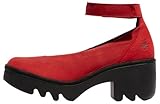Fly London Women's Tiry497fly Moccasin, Lipstick Red, 7/7.5